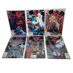 DC Comics Superman And Batman Lot #17-#22 By Jeph Loeb NM